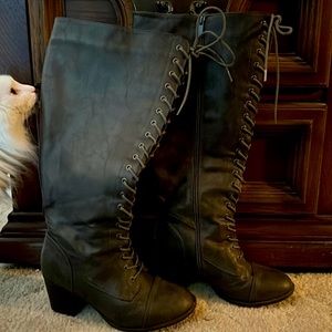 Torrid Knee High Grayish Brown Boots
